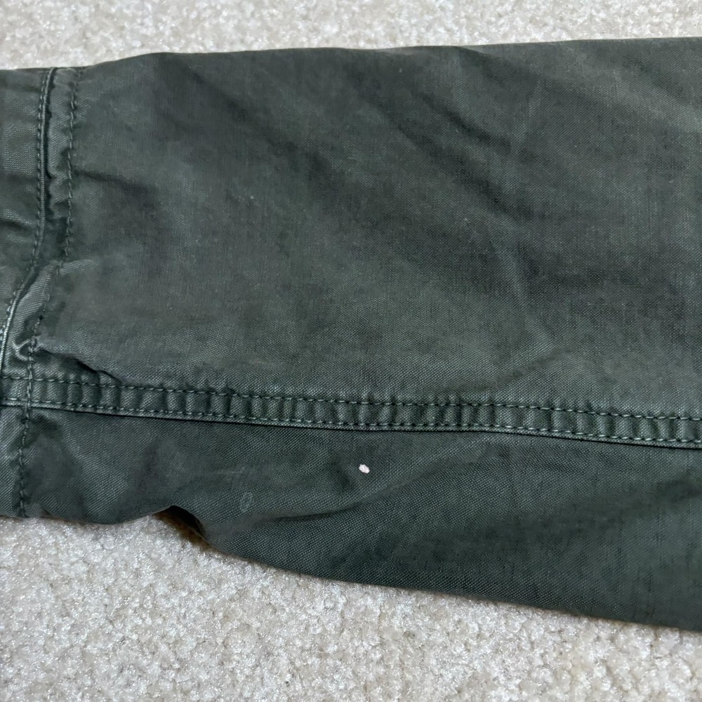 Gap Military Jacket Mens Large Green Fatigue Field Utility Hooded Canvas M-65 - Picture 11 of 16